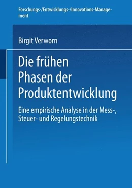 Abbildung von Verworn | Die frühen Phasen der Produktentwicklung | 1. Auflage | 2015 | beck-shop.de