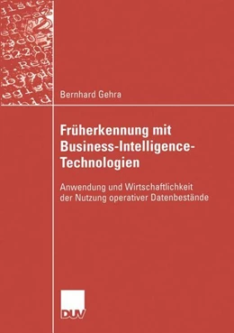 Abbildung von Gehra | Früherkennung mit Business-Intelligence-Technologien | 1. Auflage | 2015 | beck-shop.de