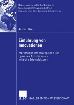 Abbildung von Talke | Einführung von Innovationen | 1. Auflage | 2015 | beck-shop.de