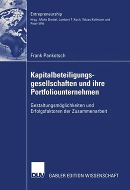 Abbildung von Pankotsch | Kapitalbeteiligungsgesellschaften und ihre Portfoliounternehmen | 1. Auflage | 2015 | beck-shop.de