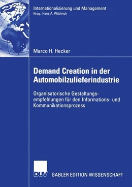 Abbildung von Hecker | Demand Creation in der Automobilzulieferindustrie | 1. Auflage | 2015 | beck-shop.de