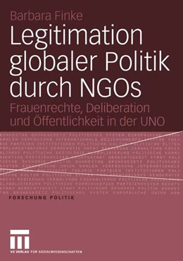 Abbildung von Finke | Legitimation globaler Politik durch NGOs | 1. Auflage | 2015 | beck-shop.de