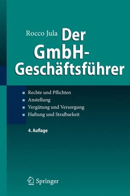 Abbildung von Jula | Der GmbH-Geschäftsführer | 4. Auflage | 2012 | beck-shop.de
