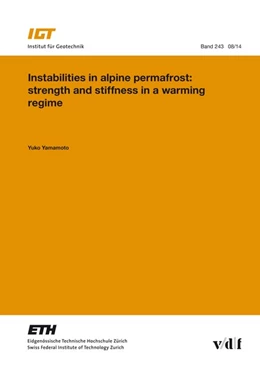 Abbildung von Yamamoto | Instabilities in alpine permafrost: strength and stiffness in a warming regime | 1. Auflage | 2015 | beck-shop.de