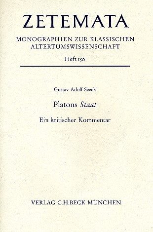 Cover: Seeck, Gustav Adolf, Platons Staat
