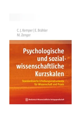 Abbildung von Kemper / Brähler | Psychologische und sozialwissenschaftliche Kurzskalen | 1. Auflage | 2015 | beck-shop.de