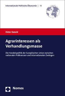 Abbildung von Konold | Agrarinteressen als Verhandlungsmasse | 1. Auflage | 2015 | 14 | beck-shop.de