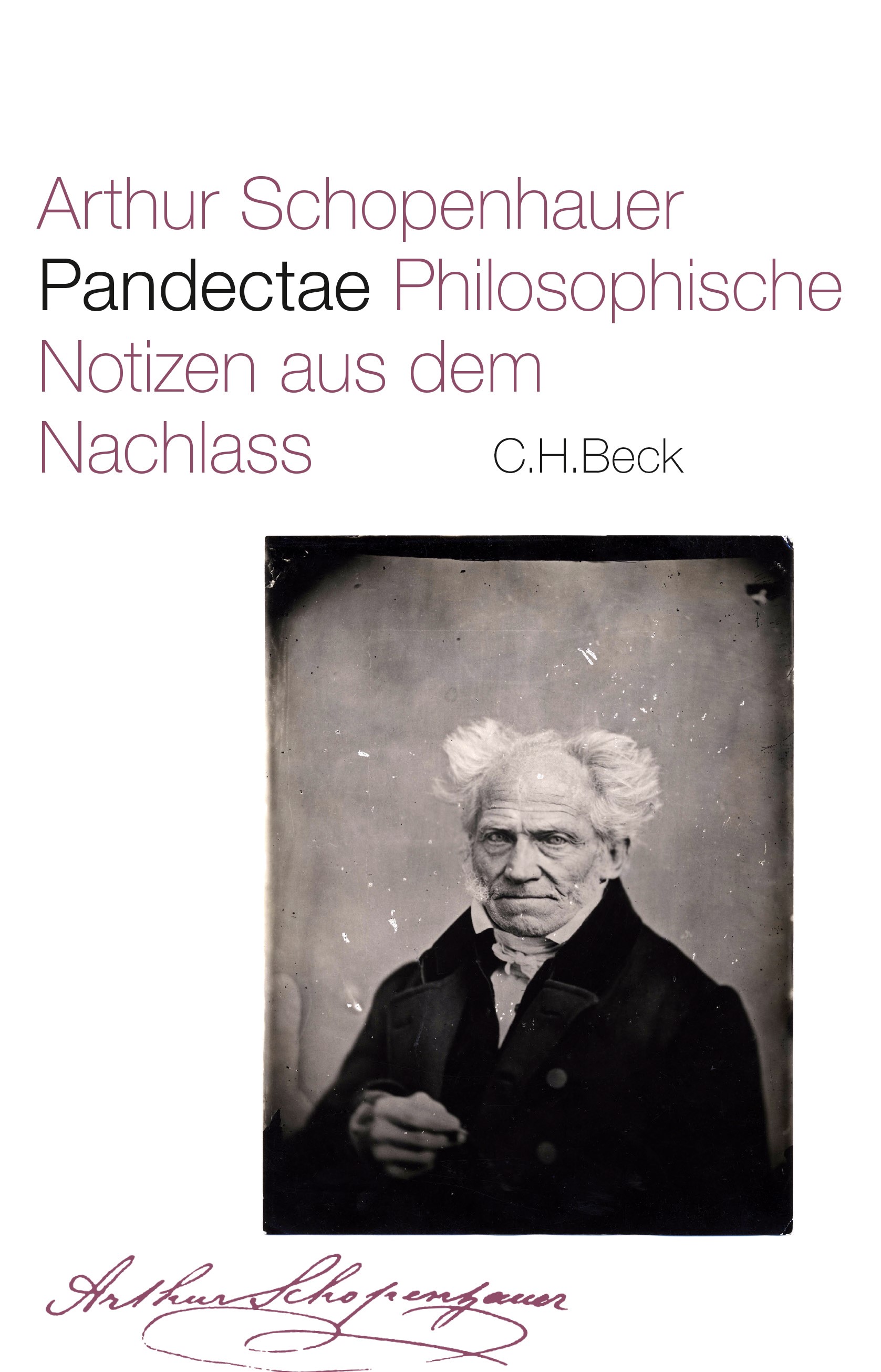 Cover: Schopenhauer, Arthur, Pandectae