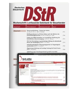 Abbildung von DStR • Deutsches Steuerrecht | 56. Auflage | 2022 | beck-shop.de