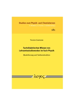 Abbildung von Gramzow | Fachdidaktisches Wissen von Lehramtsstudierenden im Fach Physik | 1. Auflage | 2015 | 181 | beck-shop.de