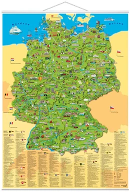 Abbildung von Schönhoff / Krüger | Illustrierte Deutschlandkarte | 1. Auflage | 2014 | beck-shop.de