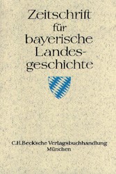 Cover:, Zeitschrift für Bayerische Landesgeschichte Register zu Band 41-63