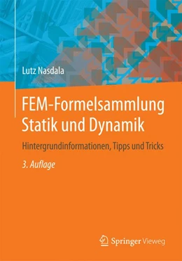 Abbildung von Nasdala | FEM-Formelsammlung Statik und Dynamik | 3. Auflage | 2015 | beck-shop.de