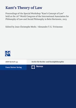 Abbildung von Merle / Travessoni Gomes Trivisonno | Kant's Theory of Law | 1. Auflage | 2015 | 143 | beck-shop.de