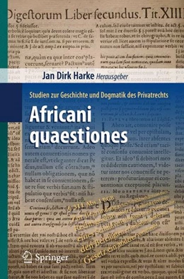 Abbildung von Harke | Africani quaestiones | 1. Auflage | 2010 | beck-shop.de