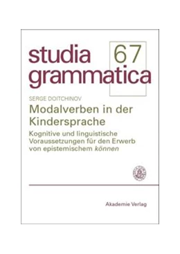 Abbildung von Doitchinov | Modalverben in der Kindersprache | 1. Auflage | 2014 | beck-shop.de