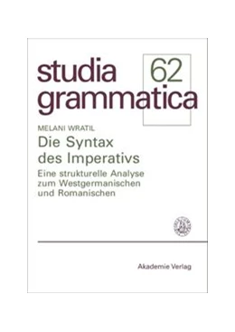 Abbildung von Wratil | Die Syntax des Imperativs | 1. Auflage | 2015 | beck-shop.de