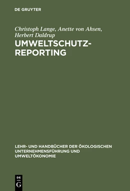 Abbildung von Lange / Ahsen | Umweltschutz-Reporting | 1. Auflage | 2015 | beck-shop.de