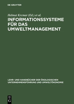 Abbildung von Krcmar / Dold | Informationssysteme für das Umweltmanagement | 1. Auflage | 2015 | beck-shop.de