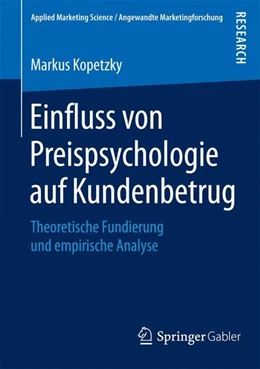 Abbildung von Kopetzky | Einfluss von Preispsychologie auf Kundenbetrug | 1. Auflage | 2015 | beck-shop.de