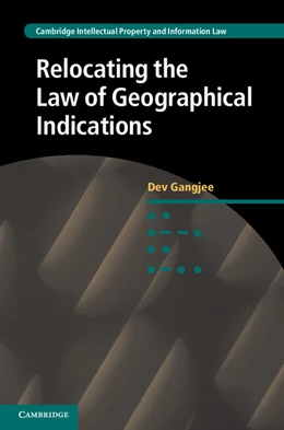 Abbildung von Gangjee | Relocating the Law of Geographical Indications | 1. Auflage | 2015 | 15 | beck-shop.de