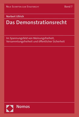 Abbildung von Ullrich | Das Demonstrationsrecht | 1. Auflage | 2015 | 7 | beck-shop.de