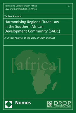 Abbildung von Shumba | Harmonising Regional Trade Law in the Southern African Development Community (SADC) | 1. Auflage | 2015 | 27 | beck-shop.de