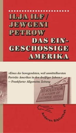 Abbildung von Ilf / Petrow | Das eingeschossige Amerika | 1. Auflage | 2014 | 320/321 | beck-shop.de