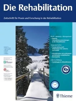 Abbildung von Die Rehabilitation | 57. Auflage | 2024 | beck-shop.de