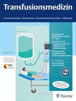 Abbildung von Transfusionsmedizin | 8. Auflage | 2024 | beck-shop.de