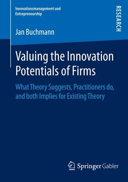 Abbildung von Buchmann | Valuing the Innovation Potentials of Firms | 1. Auflage | 2015 | beck-shop.de