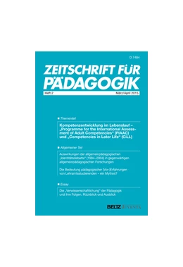 Abbildung von Zeitschrift für Pädagogik | 64. Auflage | 2024 | beck-shop.de