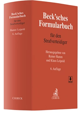 Abbildung von Beck'sches Formularbuch für den Strafverteidiger | 6. Auflage | 2018 | beck-shop.de
