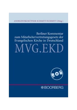 Abbildung von Andelewski / Küfner-Schmitt | Berliner Kommentar zum Mitarbeitervertretungsgesetz der EKD: MVG.EKD | 1. Auflage | 2022 | beck-shop.de