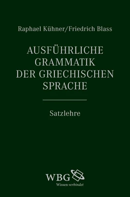 Abbildung von Ausführliche Grammatik der griechischen Sprache | 1. Auflage | 2015 | beck-shop.de
