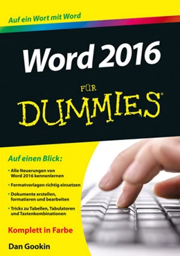 Abbildung von Gookin | Word 2016 für Dummies | 1. Auflage | 2016 | beck-shop.de