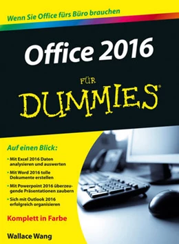 Abbildung von Wang | Office 2016 für Dummies | 1. Auflage | 2016 | beck-shop.de