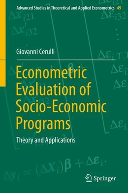 Abbildung von Cerulli | Econometric Evaluation of Socio-Economic Programs | 1. Auflage | 2015 | beck-shop.de