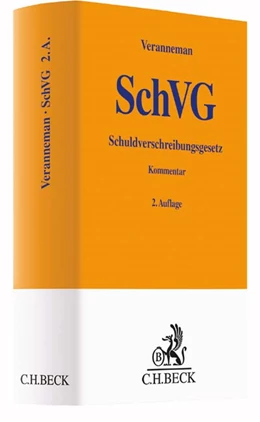 Abbildung von Veranneman | Schuldverschreibungsgesetz: SchVG | 2. Auflage | 2016 | beck-shop.de