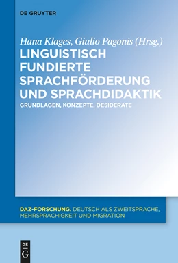 Abbildung von Klages / Pagonis | Linguistisch fundierte Sprachförderung und Sprachdidaktik | 1. Auflage | 2014 | beck-shop.de