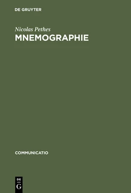 Abbildung von Pethes | Mnemographie | 1. Auflage | 2015 | beck-shop.de