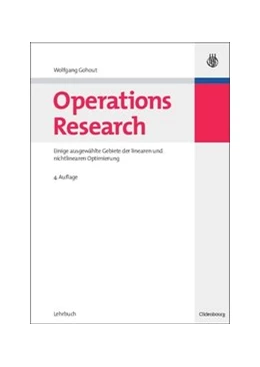 Abbildung von Gohout | Operations Research | 4. Auflage | 2014 | beck-shop.de