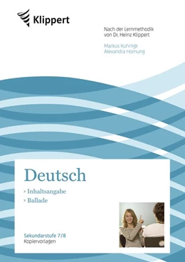 Abbildung von Kuhnigk / Hornung | Inhaltsangabe - Ballade | 1. Auflage | 2014 | beck-shop.de
