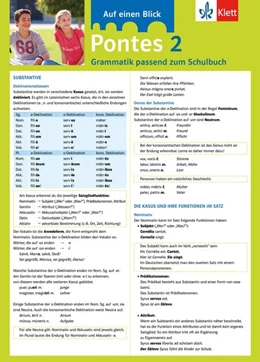 Abbildung von Pontes 02 Grammatik passend zum Schulbuch | 1. Auflage | 2015 | beck-shop.de