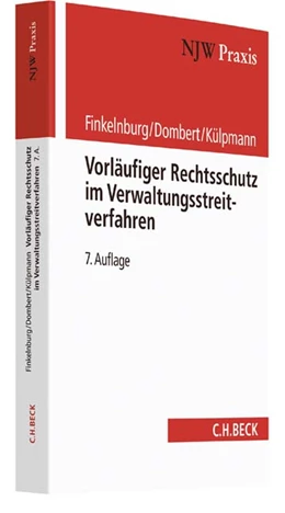 Abbildung von Finkelnburg / Dombert | Vorläufiger Rechtsschutz im Verwaltungsstreitverfahren | 7. Auflage | 2017 | Band 12 | beck-shop.de