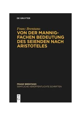 Abbildung von Sauer | Von der mannigfachen Bedeutung des Seienden nach Aristoteles | 1. Auflage | 2014 | beck-shop.de