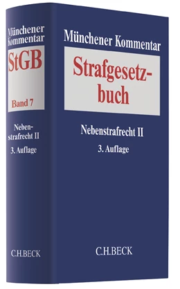 Abbildung von Münchener Kommentar zum Strafgesetzbuch: StGB, Band 7: Nebenstrafrecht II | 3. Auflage | 2019 | beck-shop.de