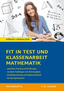 Abbildung von Kestler | Fit in Test und Klassenarbeit - Mathematik 7./8. Klasse Gymnasium | 1. Auflage | 2015 | beck-shop.de