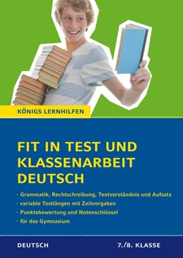 Abbildung von Süß | Fit in Test und Klassenarbeit - Deutsch. 7./8. Klasse Gymnasium | 1. Auflage | 2015 | beck-shop.de