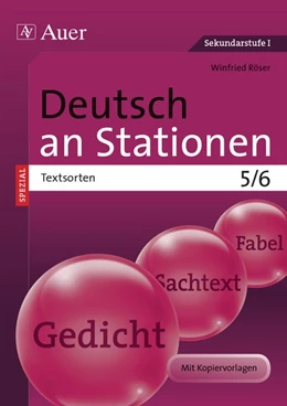 Abbildung von Röser | Deutsch an Stationen SPEZIAL Textsorten 5-6 | 1. Auflage | 2014 | beck-shop.de